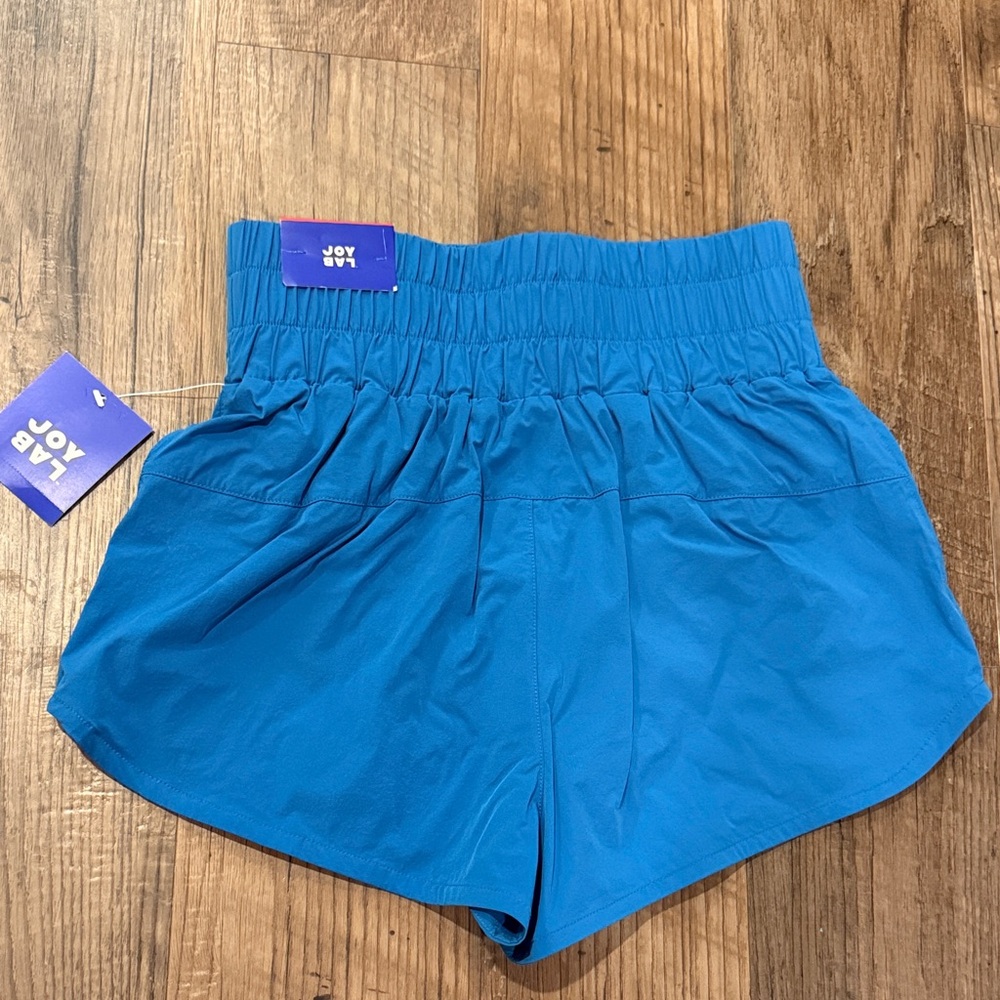 JoyLab Blue Women's high rise Athletic Shorts - XS - NWT - Picture 2 of 3